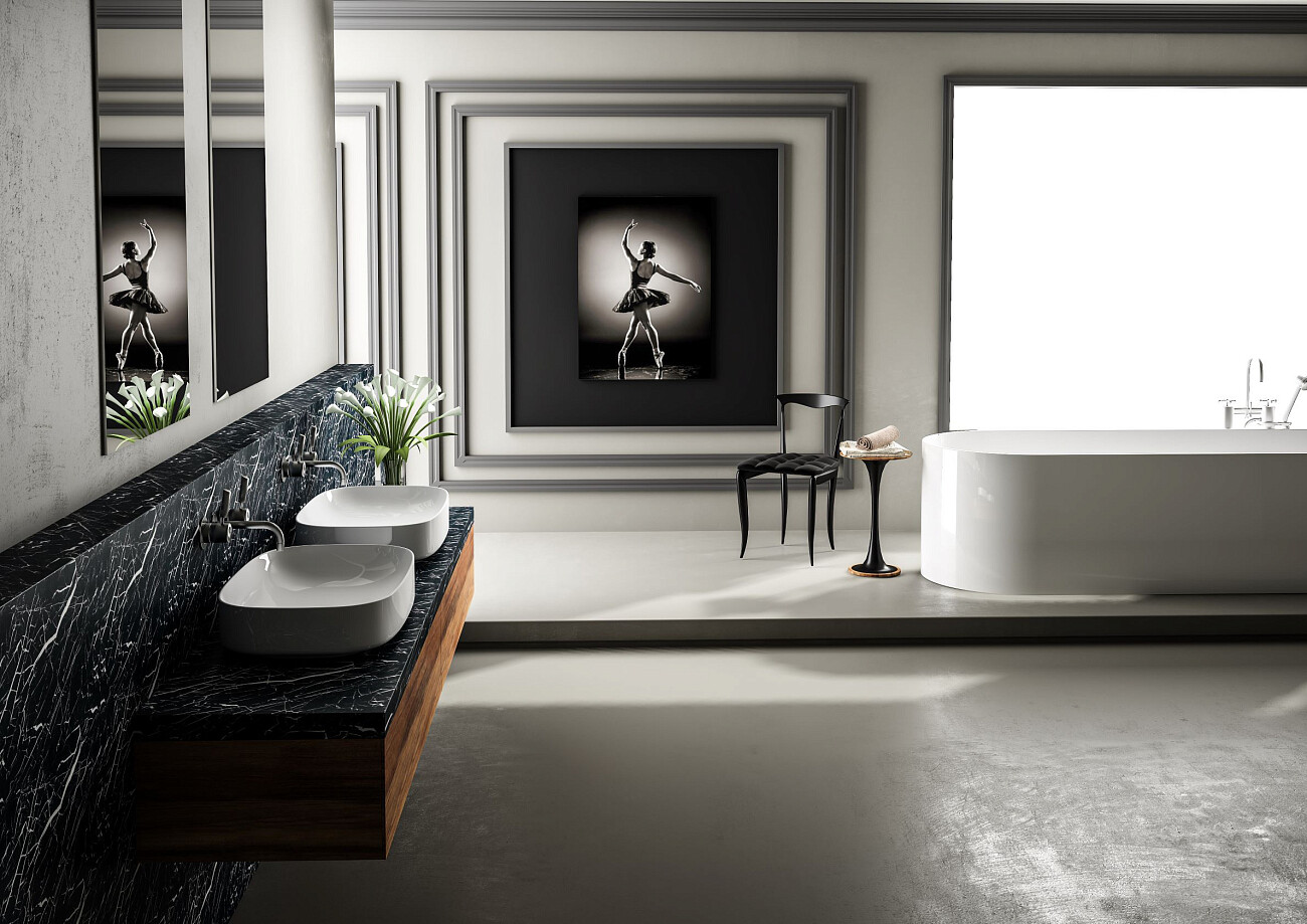 Раковина-чаша фаянсовая 65 см белая Stworki "Молде" 3064-KL - изображение 6