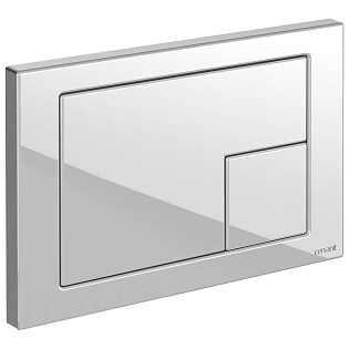 Кнопка смыва для унитаза настенная 15х22 см белая Cersanit Corner 64077