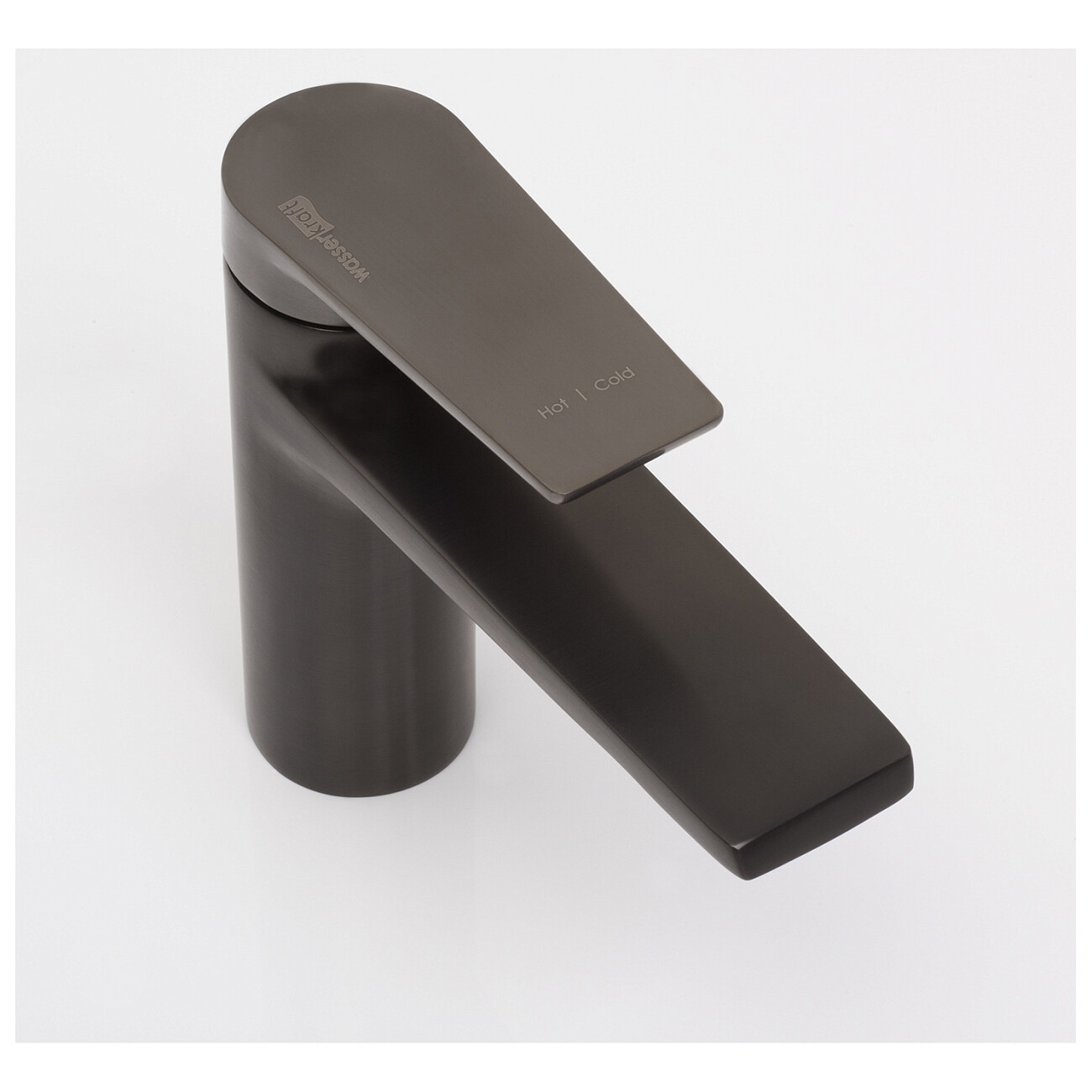 Смеситель для раковины из латуни оружейная сталь Wasserkraft 8403 - изображение 6