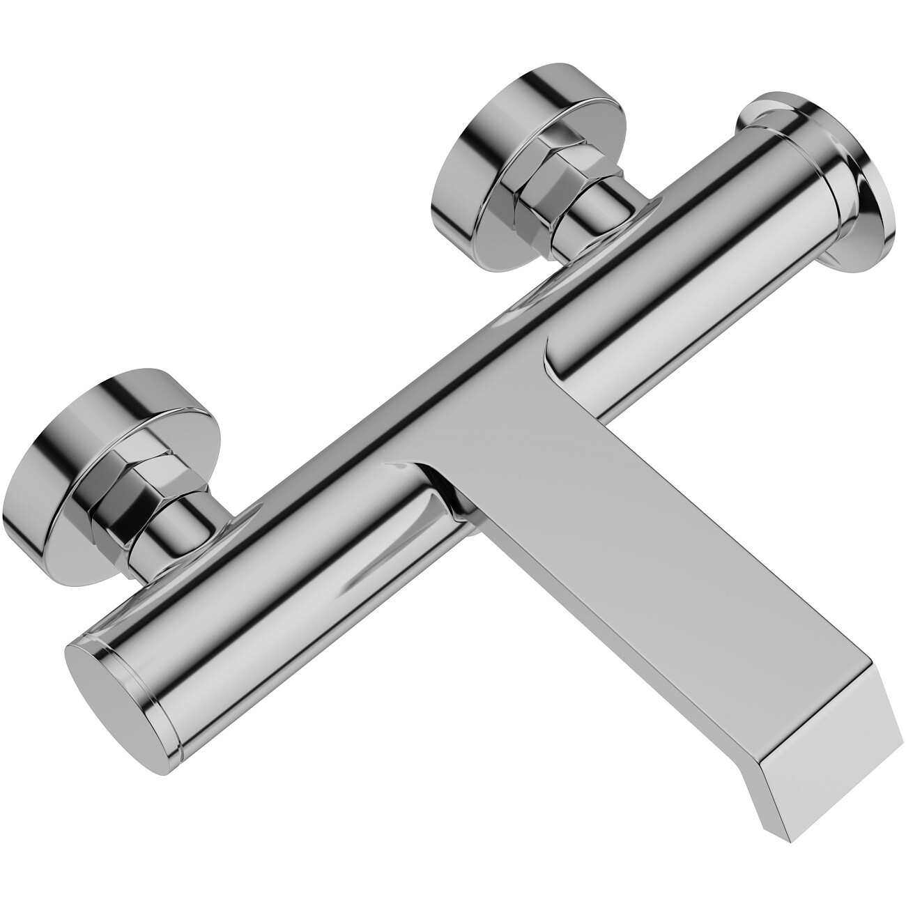 Смеситель для ванны с душем настенный хром Stworki "Лерум" S04100CR - изображение 9