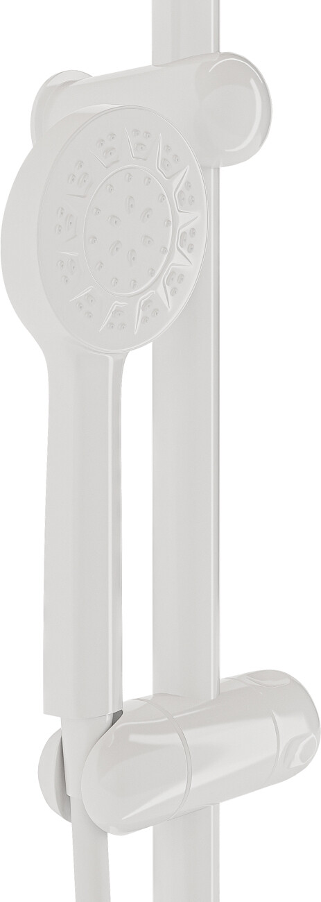 Душевая стойка с держателем белая Diwo "Смоленск" SM-05w - изображение 9