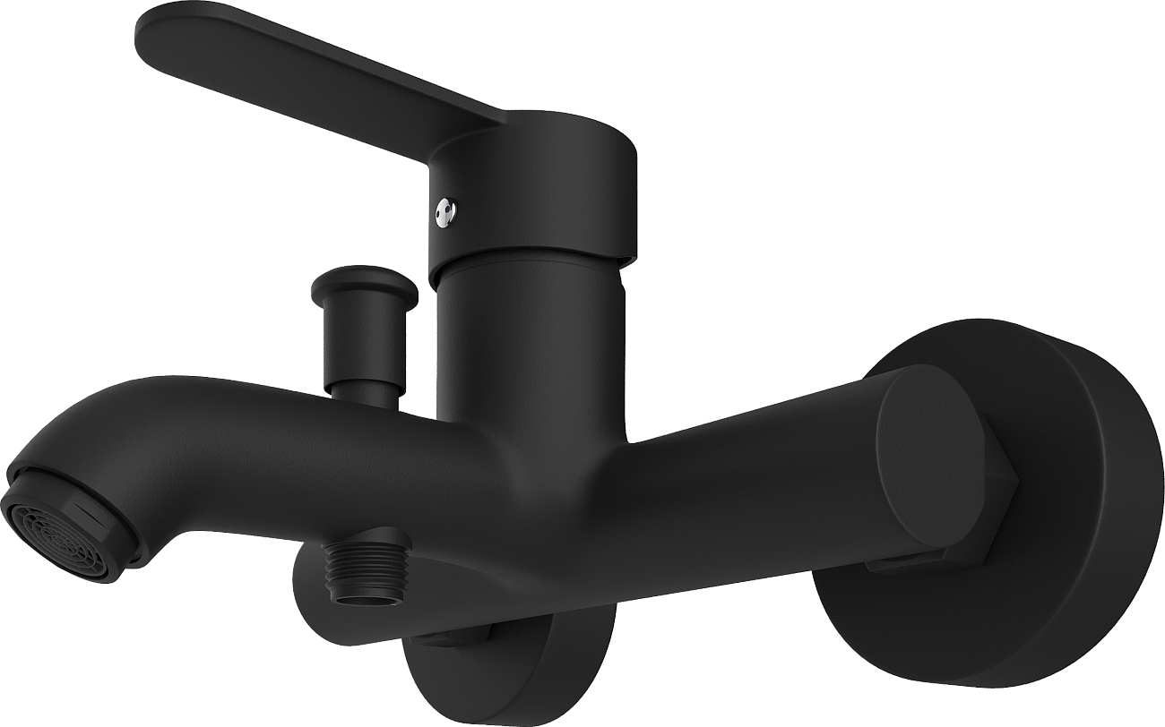 Смеситель для ванны с душем черный Mega City MG-ZRV103-B - изображение 8