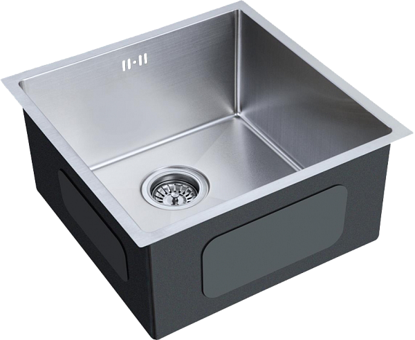 Мойка кухонная брашированная сталь Domaci "Равенна" PVD DMB-112 - изображение 1