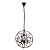 Люстра Foucault's Orb Crystal черная 
