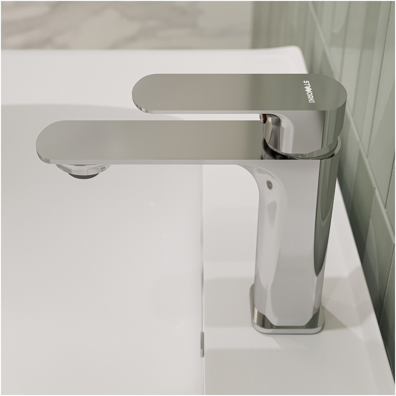 Смеситель для раковины однорычажный хром Stworki "Вестерос" S26010CR - изображение 7