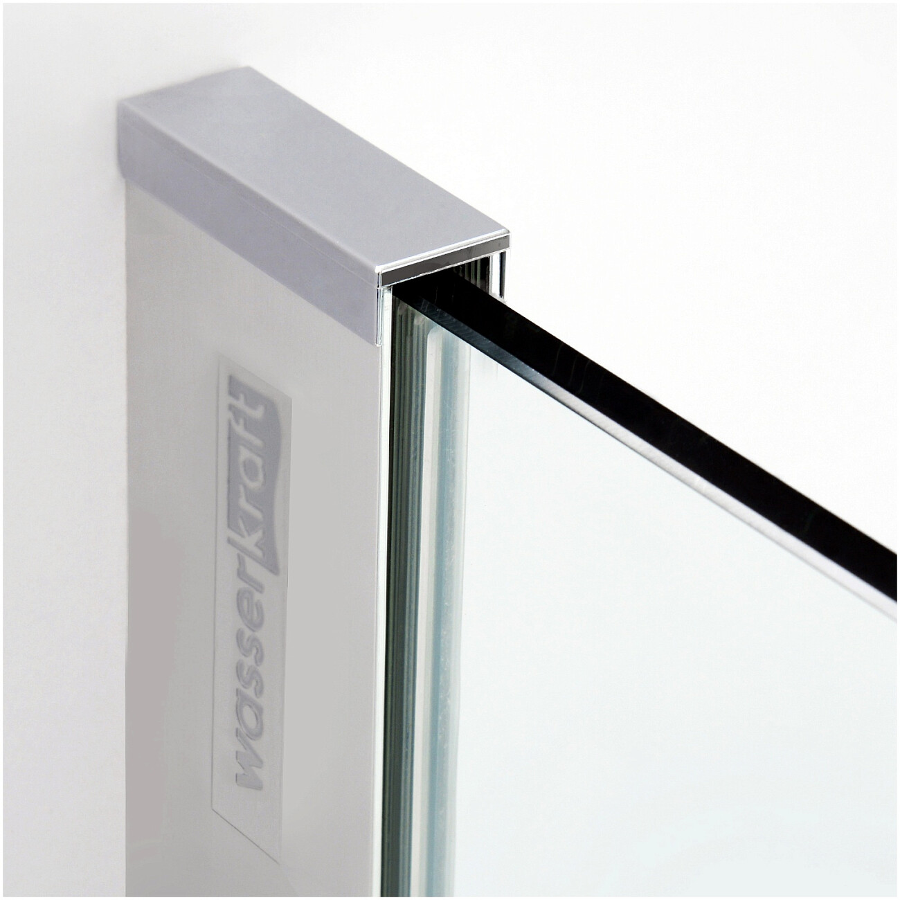 Душевой уголок прямоугольный 120х90 см хром Wasserkraft Aller 10H07LBLACK - изображение 14