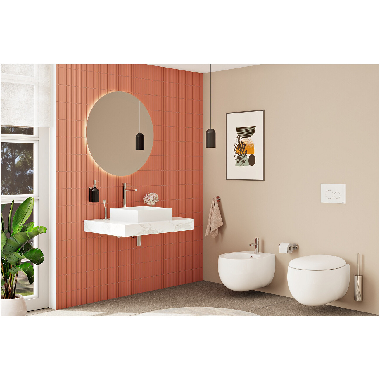 Смеситель для раковины однорычажный хром Vitra Origin A42558 - изображение 4