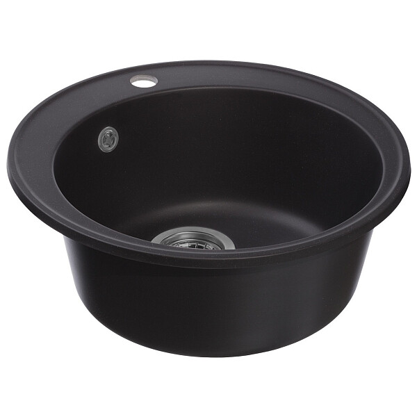 Мойка кухонная черная Reflection Arena RF0148BL - изображение 1