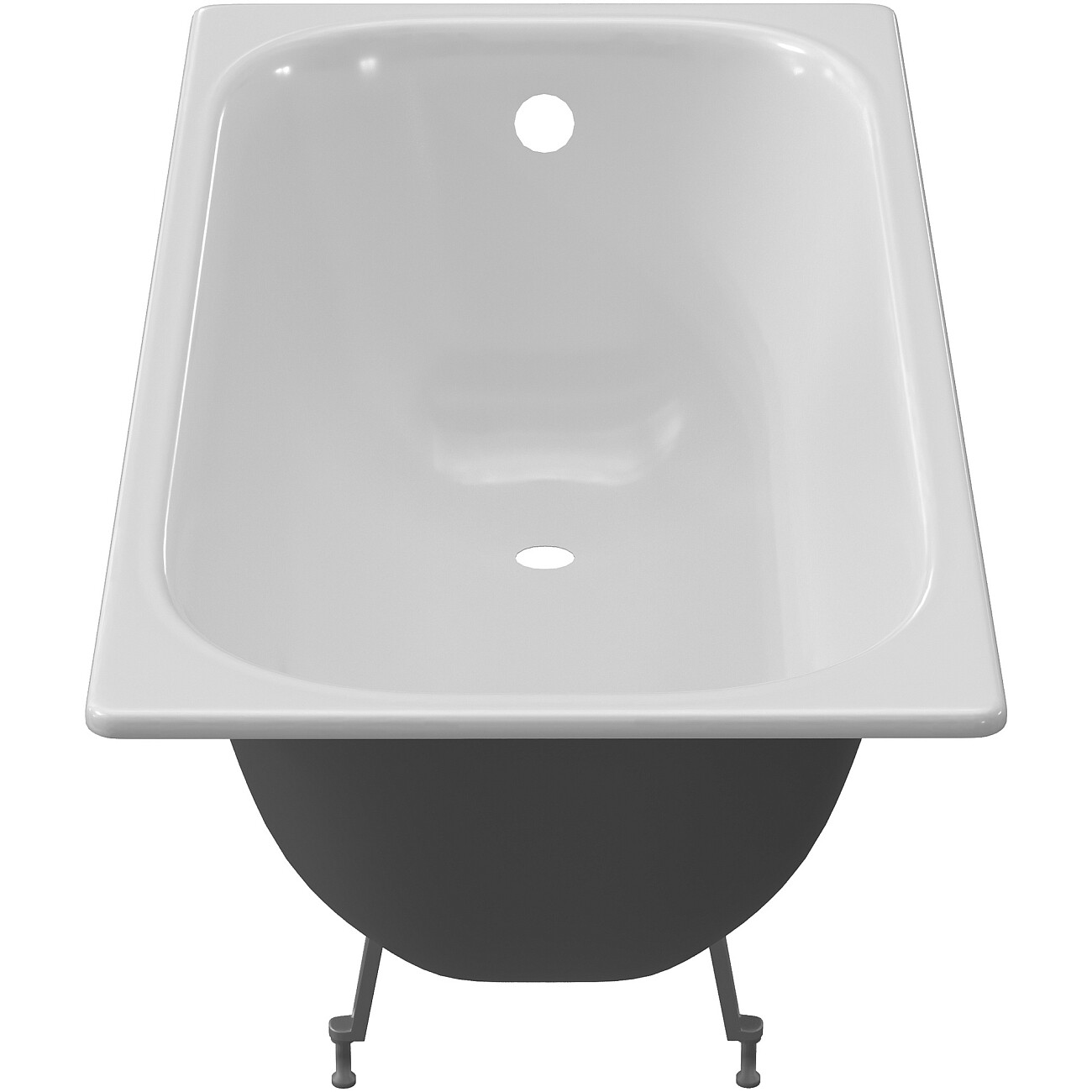 Ванна чугунная 150х70 см белая Diwo "Кострома" DK0006, D0017 - изображение 9