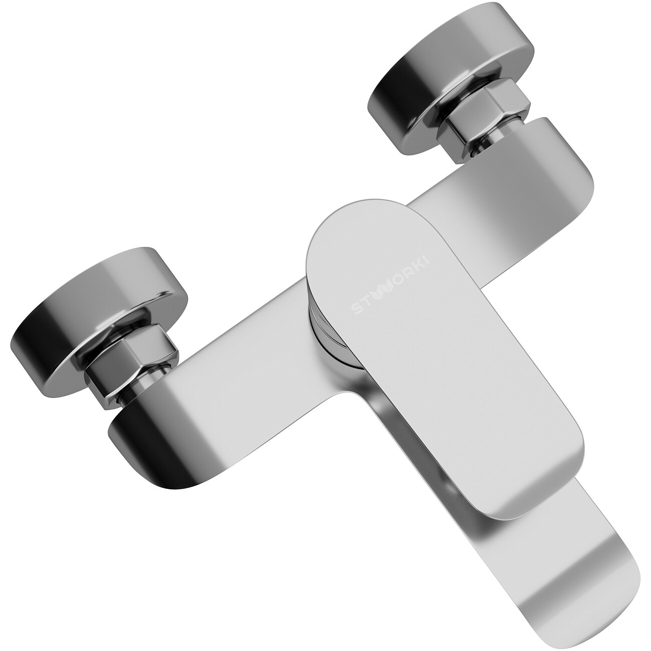Смеситель для ванны с душем настенный хром Stworki "Копенгаген" S42100CR - изображение 8