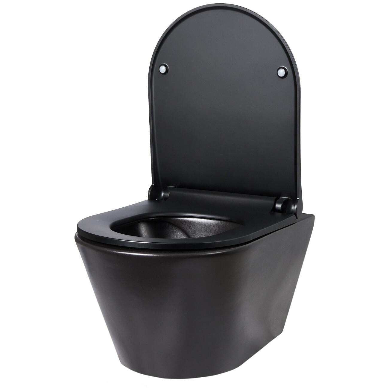 Унитаз подвесной черный Creto Logan L3 1003-002-L3BlMat с инсталляцией Creto Premium 2.0 INST-CR-2.0 - изображение 6