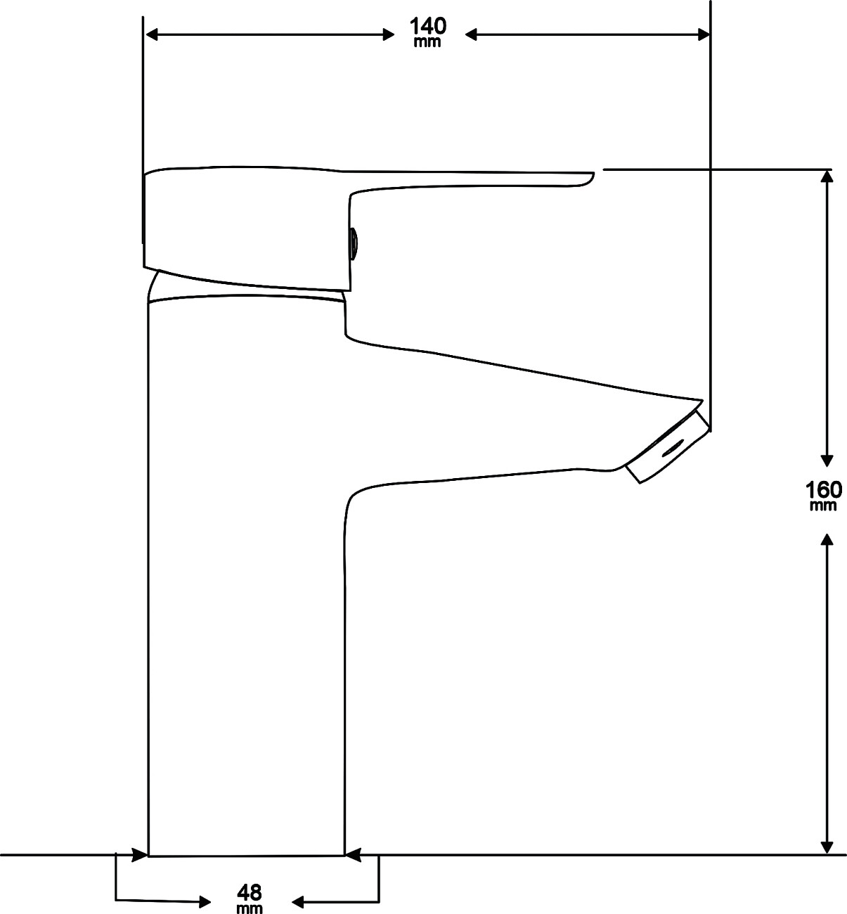 Смеситель для раковины хром Mega Ege MG-PL02 - изображение 3