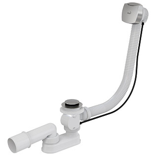 Слив-перелив для ванны автомат квадратный хром Alcaplast A51CR