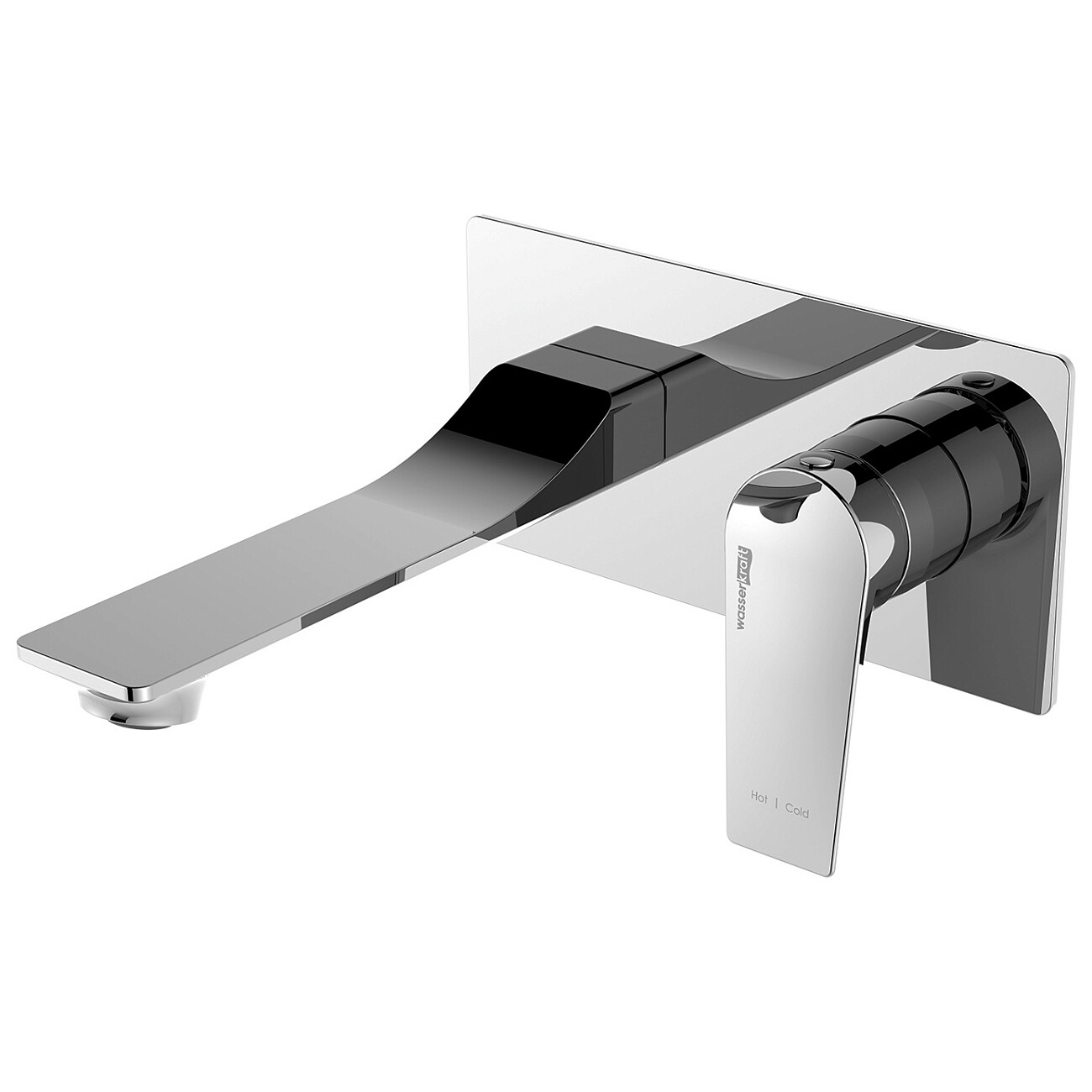 Смеситель для раковины встраиваемый из латуни хром Wasserkraft 3230 - изображение 4