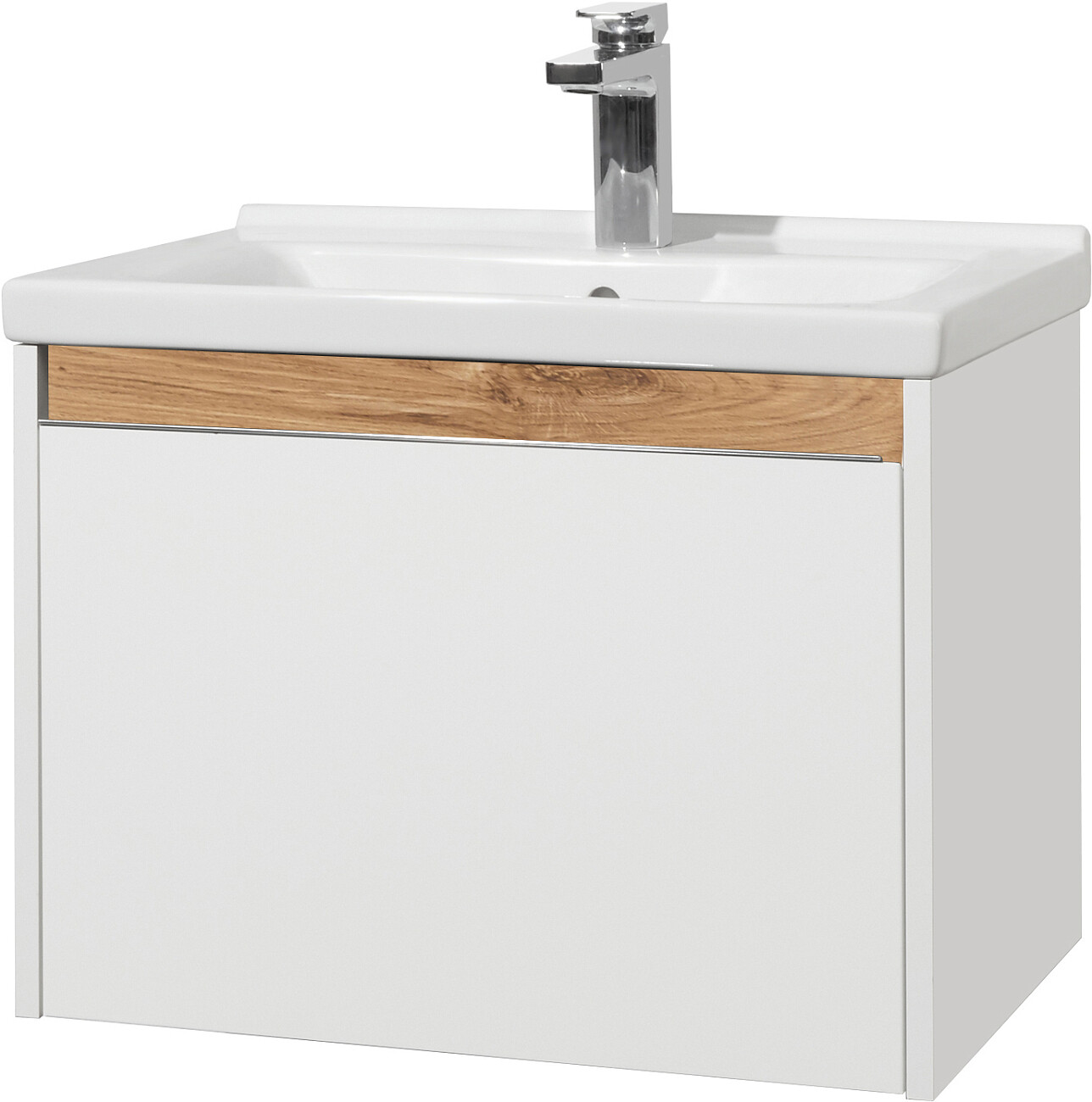 Раковина мебельная фарфоровая 60 см белая Stworki "Миранда" - изображение 9