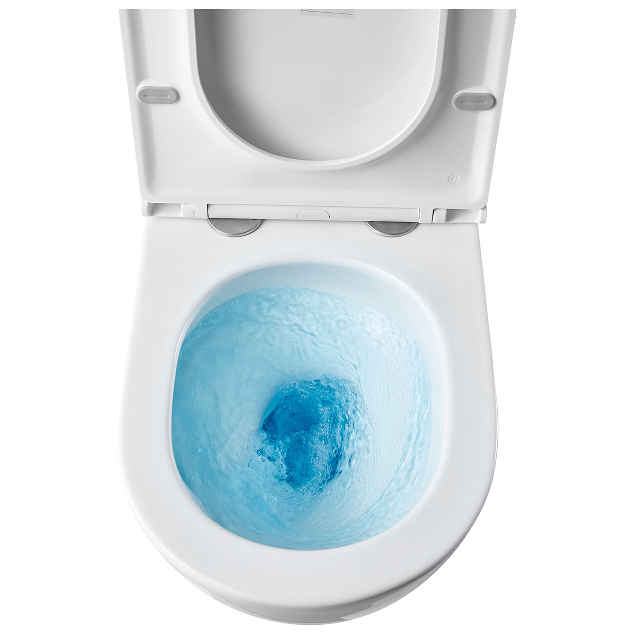 Унитаз подвесной безободковый с сиденьем микролифт белый Point "Сатурн" PN41901 - изображение 9