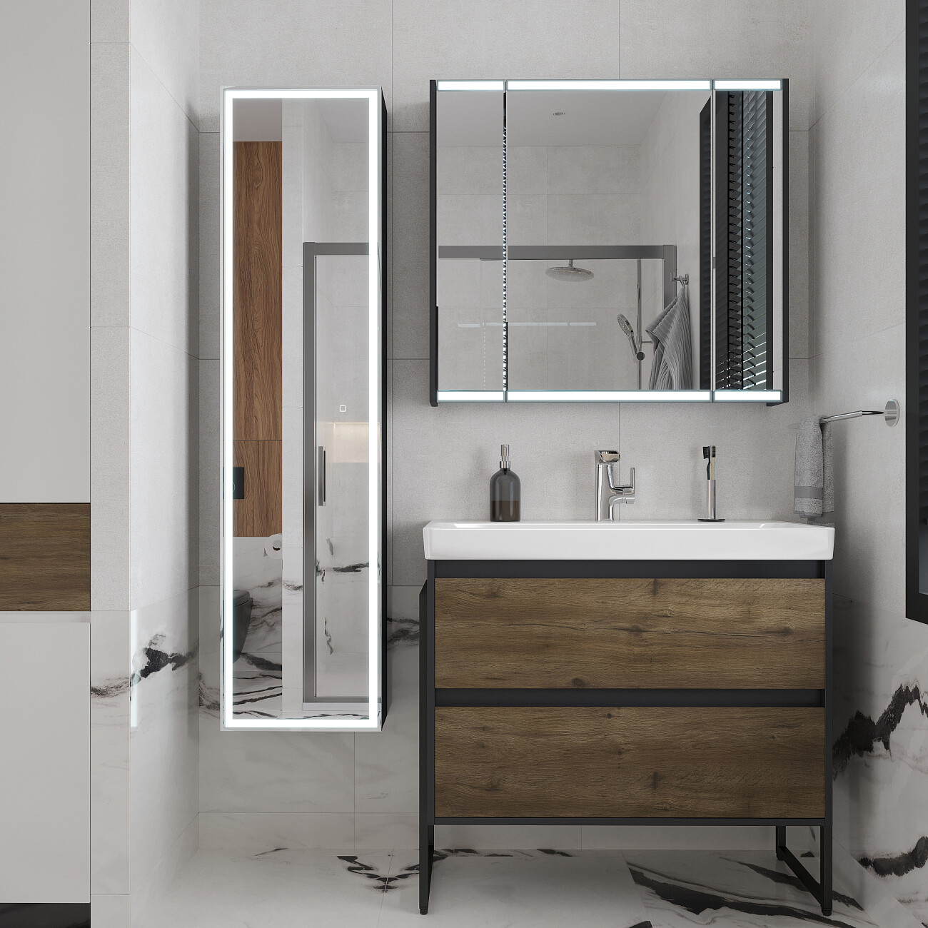 Смеситель для раковины однорычажный хром Diwo "Дмитров" DM-01cr - изображение 3