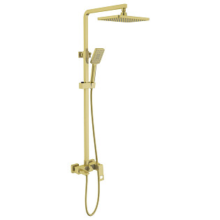 Душевой комплект с тропическим душем золотой Timo Briana SX-7130-17