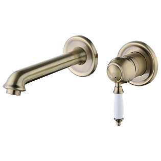 Смеситель для раковины встраиваемый бронза Lemark Villa LM4826B