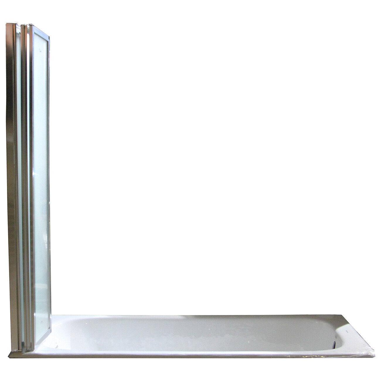 Шторка для ванной 130х140 см матовая, хром Cerutti SPA BOUNA - изображение 15