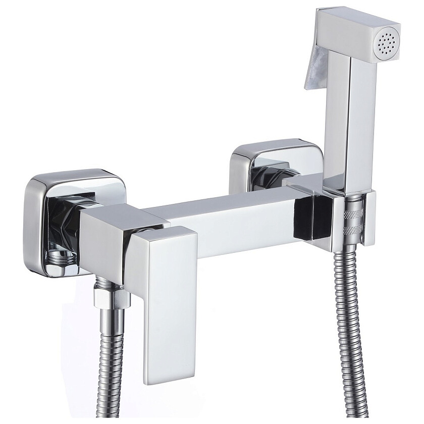 Гигиенический душ со смесителем хром D-Lin D180201 Артикул: 00-4392226 ...