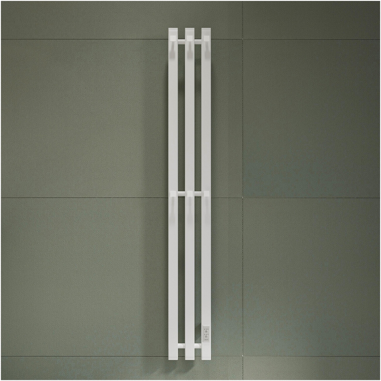 Полотенцесушитель электрический 120х15 см белый Ewrika "Пенелопа" P3 4657812417746 - изображение 3