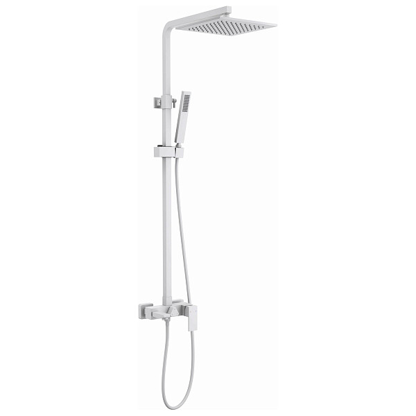 Душевая стойка с верхним душем и смесителем белая Timo Selene SX-1030-16 - изображение 1
