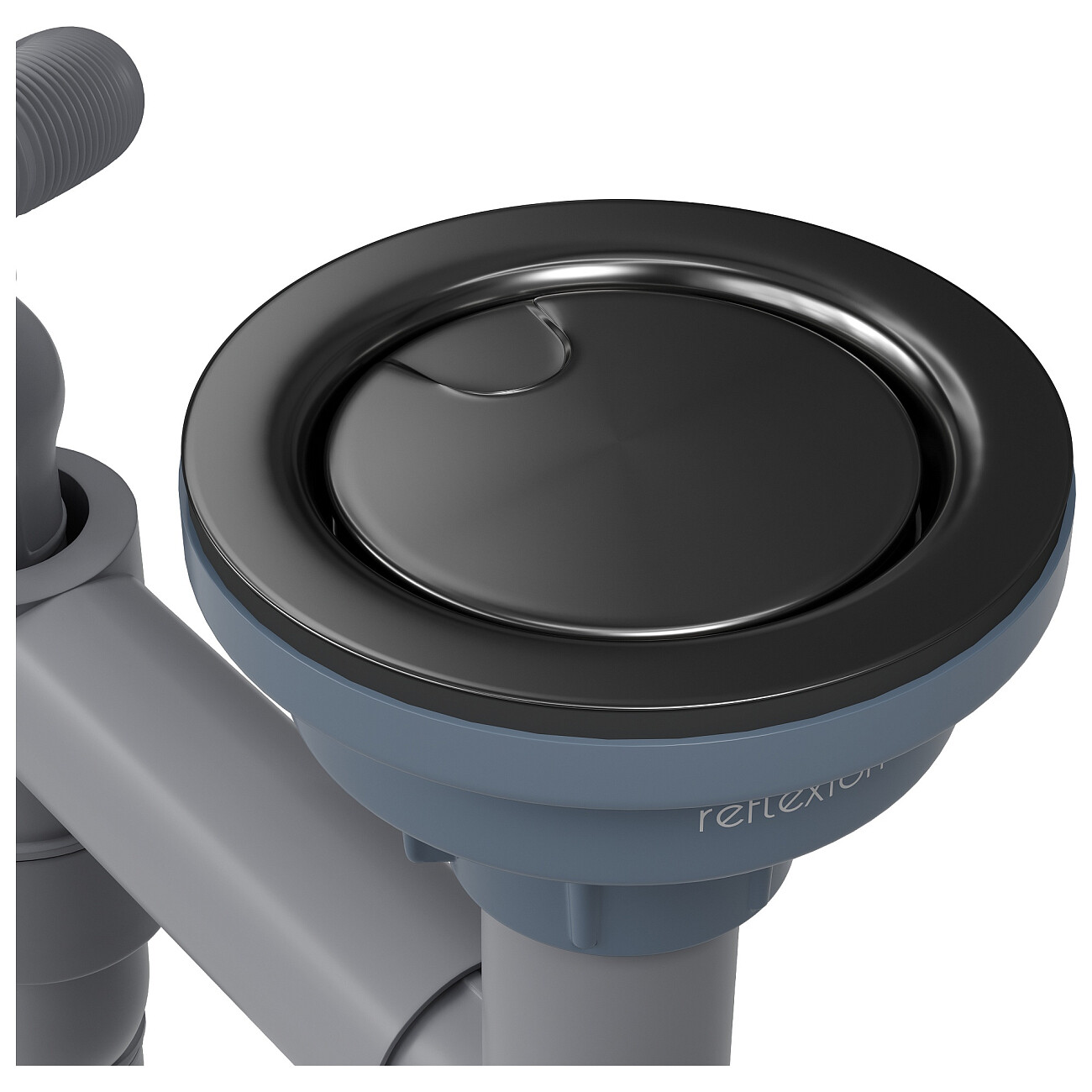 Кухонная мойка из нержавеющей стали 50х50 см оружейная сталь Reflexion Iseo RX2250BL - изображение 11