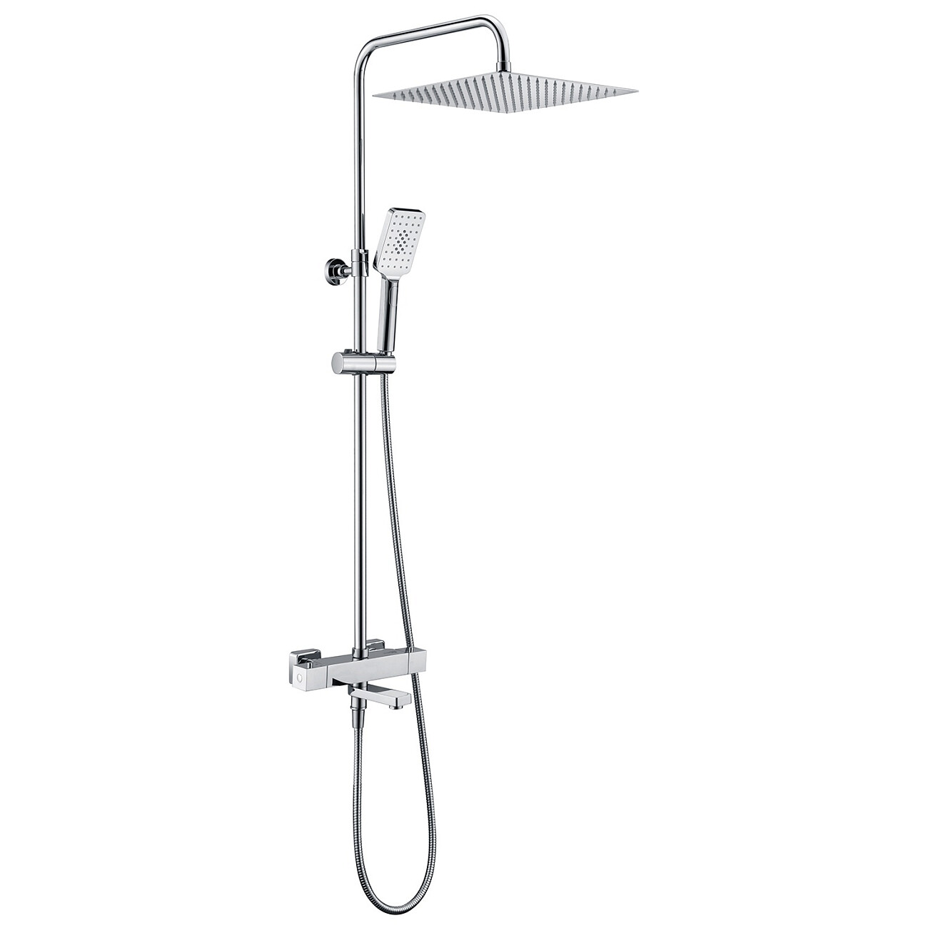 Душевой комплект с верхним душем и лейкой хром Wasserkraft A19901 Thermo - изображение 7