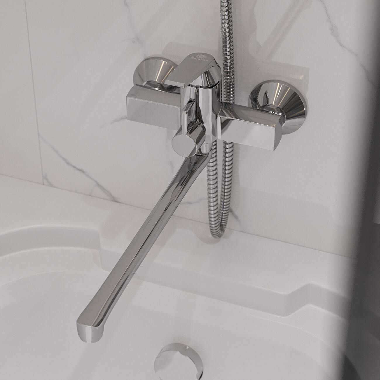 Смеситель универсальный хром Diwo "Смоленск" SM-04cr - изображение 3