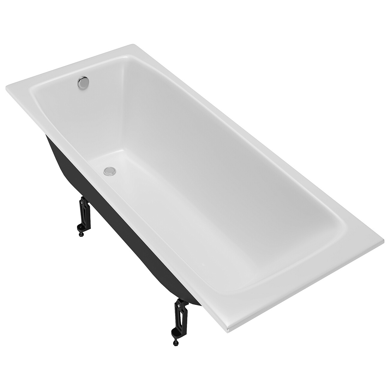 Ванна чугунная 150х70 см белая Creto Edge 26-1150 - изображение 4