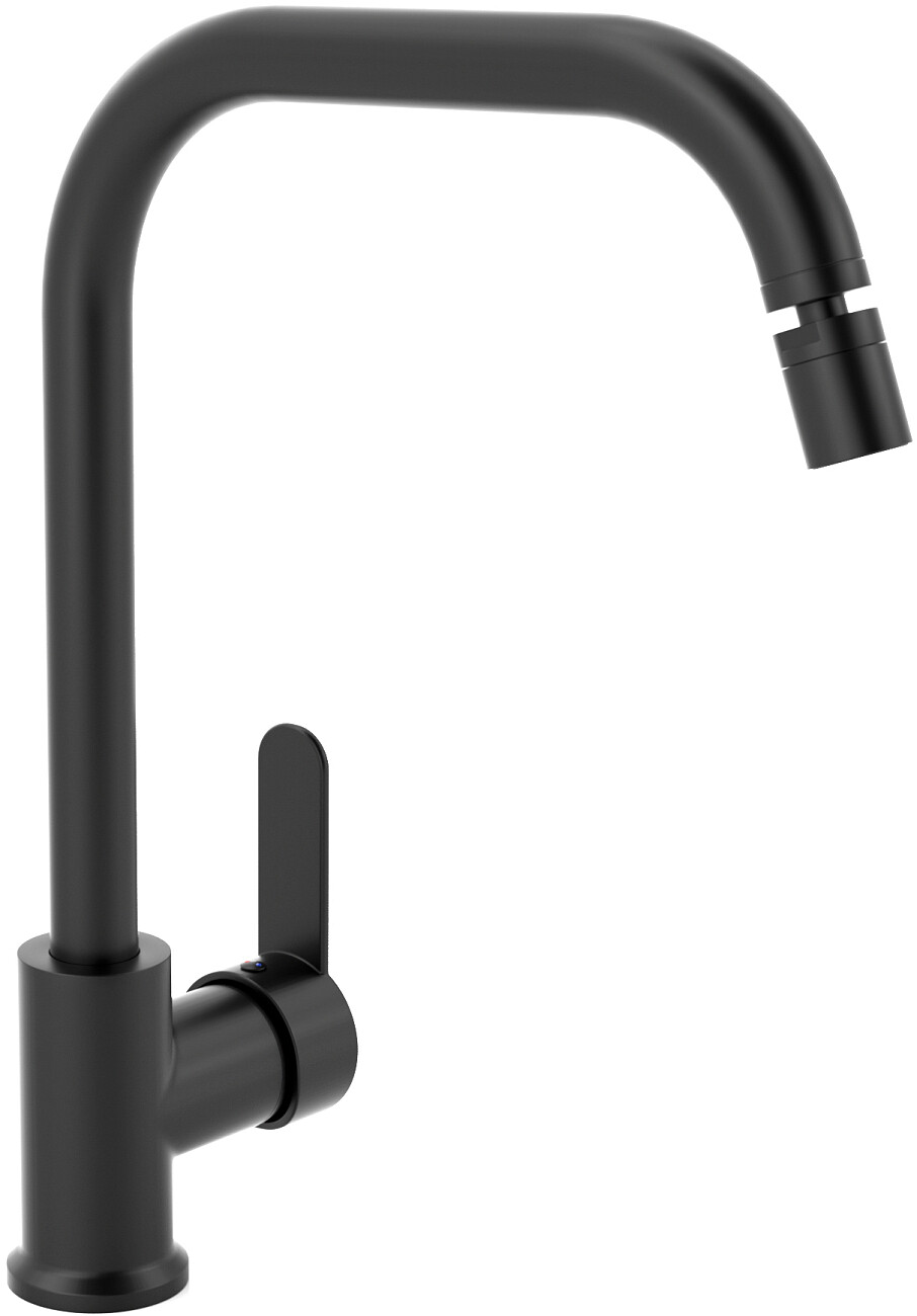 Смеситель для кухни черный Mega City MG- ZRV104-B - изображение 8