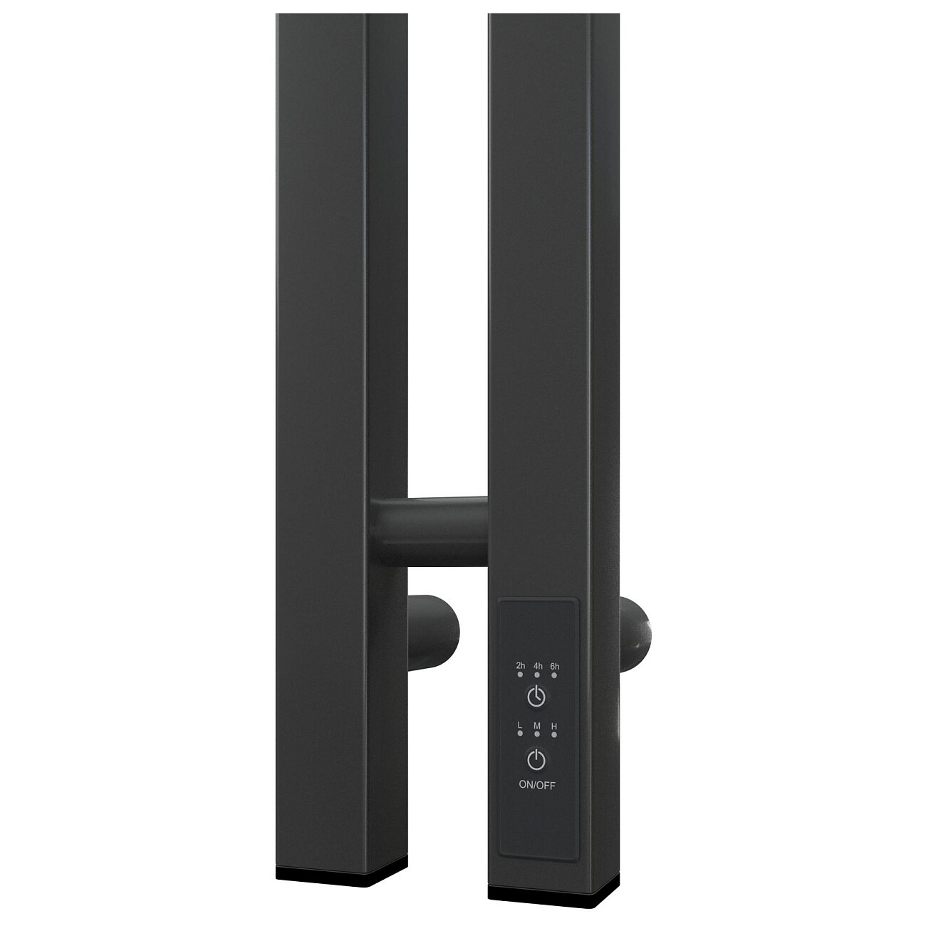 Полотенцесушитель электрический 120х8 см графит Point "Гермес П3" PN13812GB - изображение 4