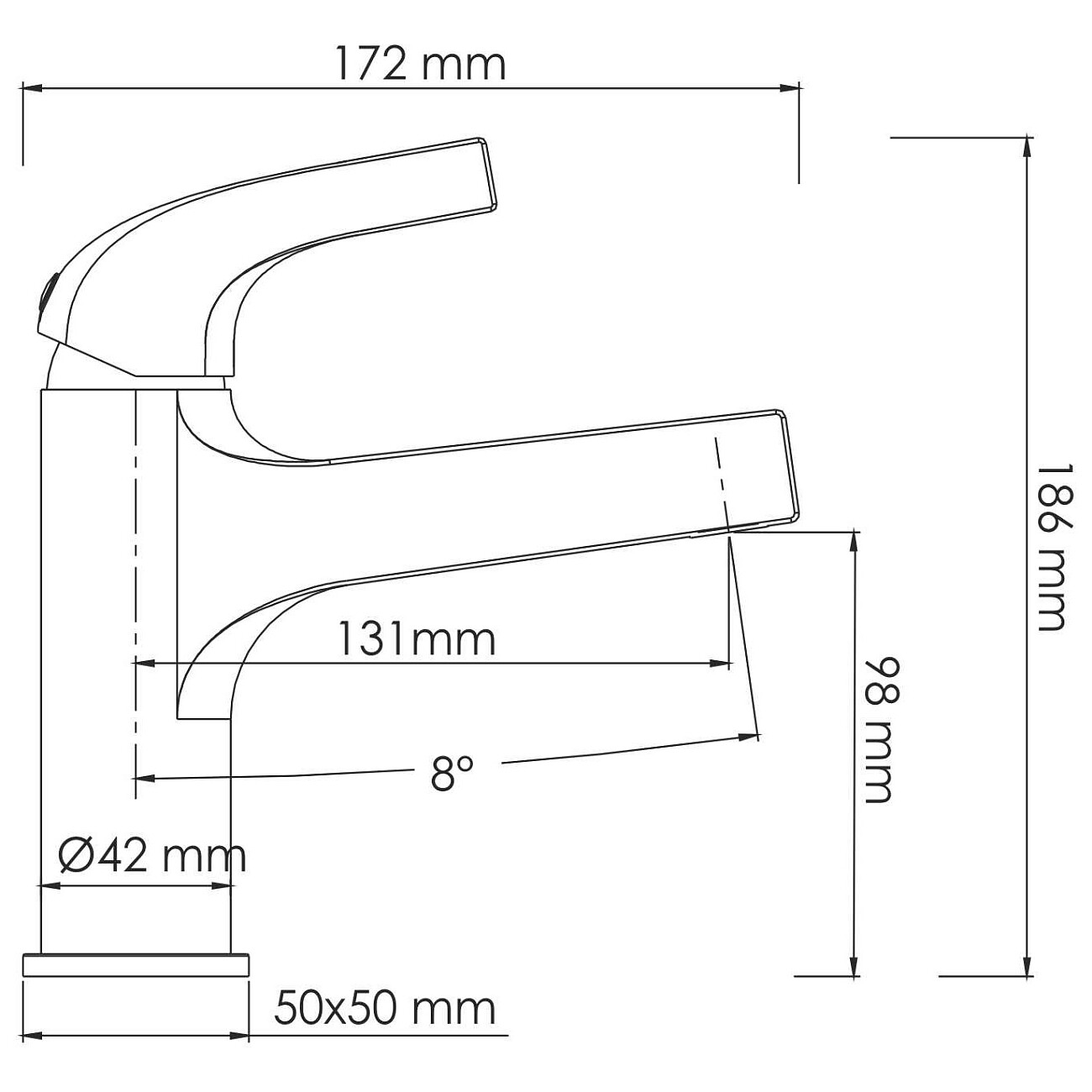 Смеситель для раковины из латуни золотой Wasserkraft 7103 - изображение 11
