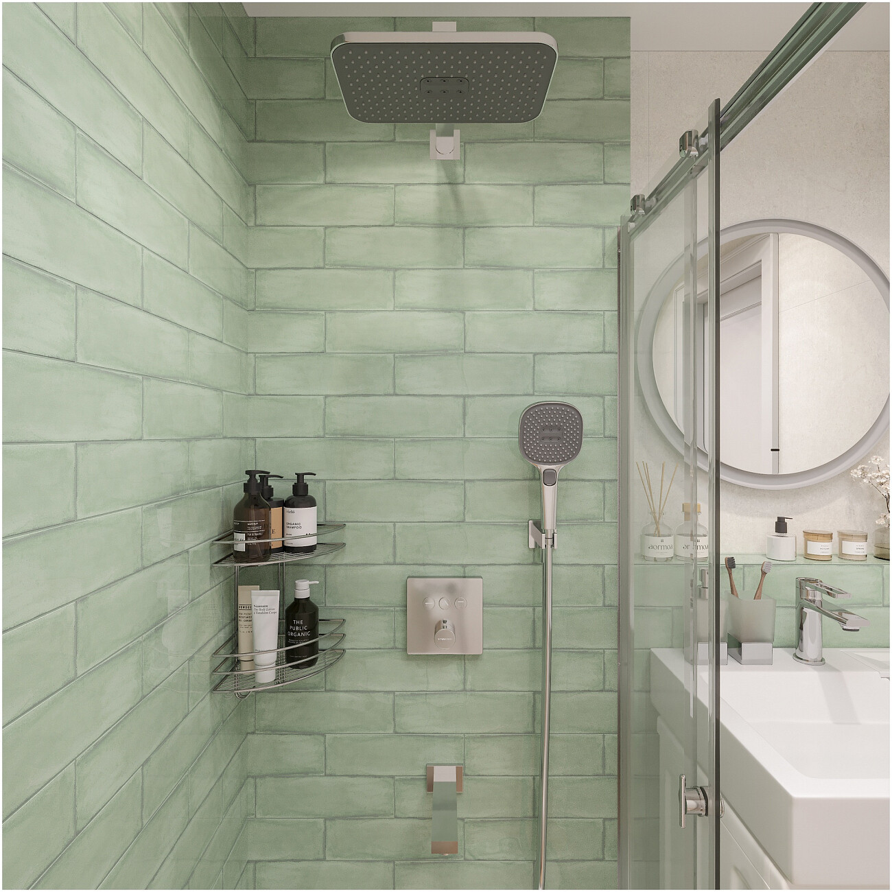 Душевой комплект и изливом хром Stworki "Гетеборг" S03240CR - изображение 7