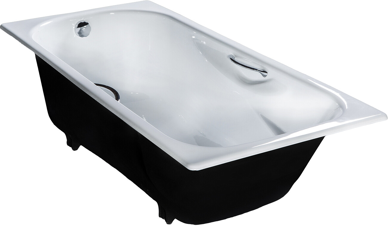 Чугунная ванна с ручками 180x80 см белая Diwo "Ярославль" DY0016, D0017 - изображение 10