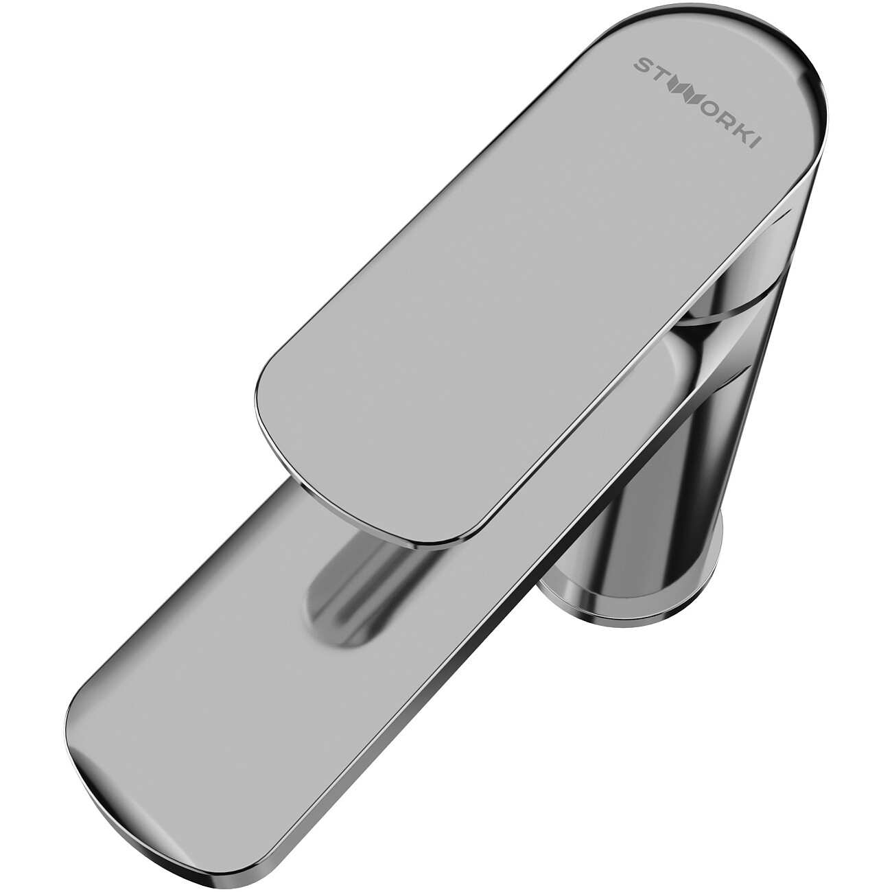 Смеситель для раковины однорычажный хром Stworki "Хадстен" S17010CR - изображение 10