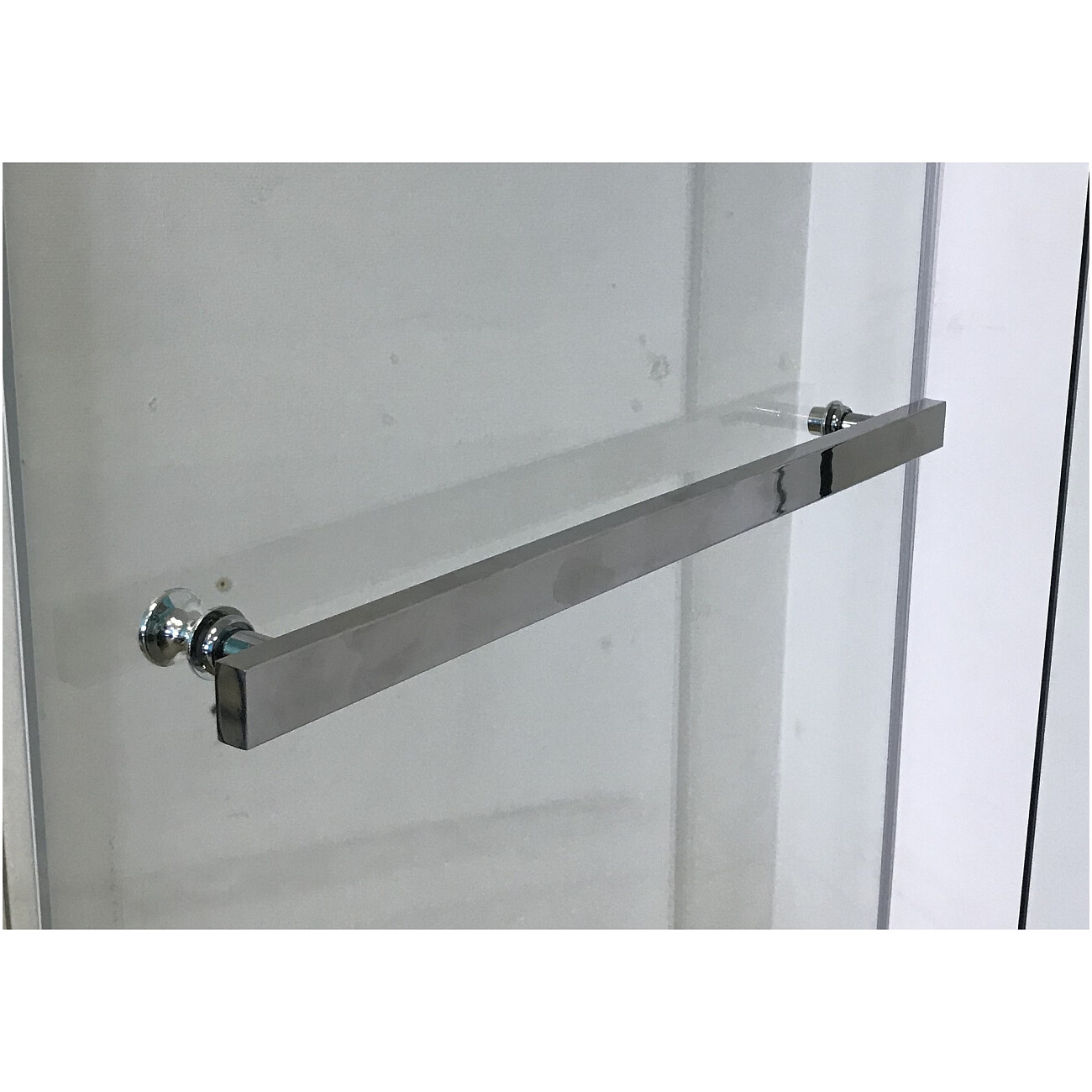 Душевая кабина пятиугольная без крыши с низким поддоном 90х90 см хром Cerutti SPA Chika 901T - изображение 20