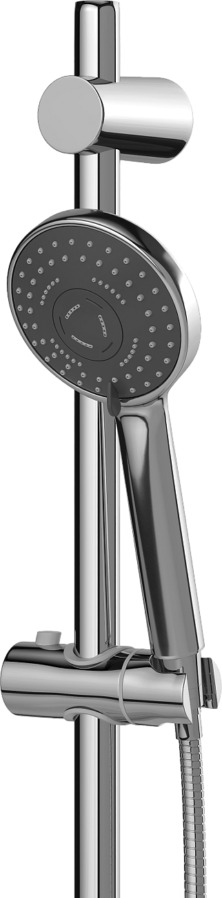 Душевая стойка с держателем и мыльницей хром Stworki "Колдинг" KO-04cr - изображение 7