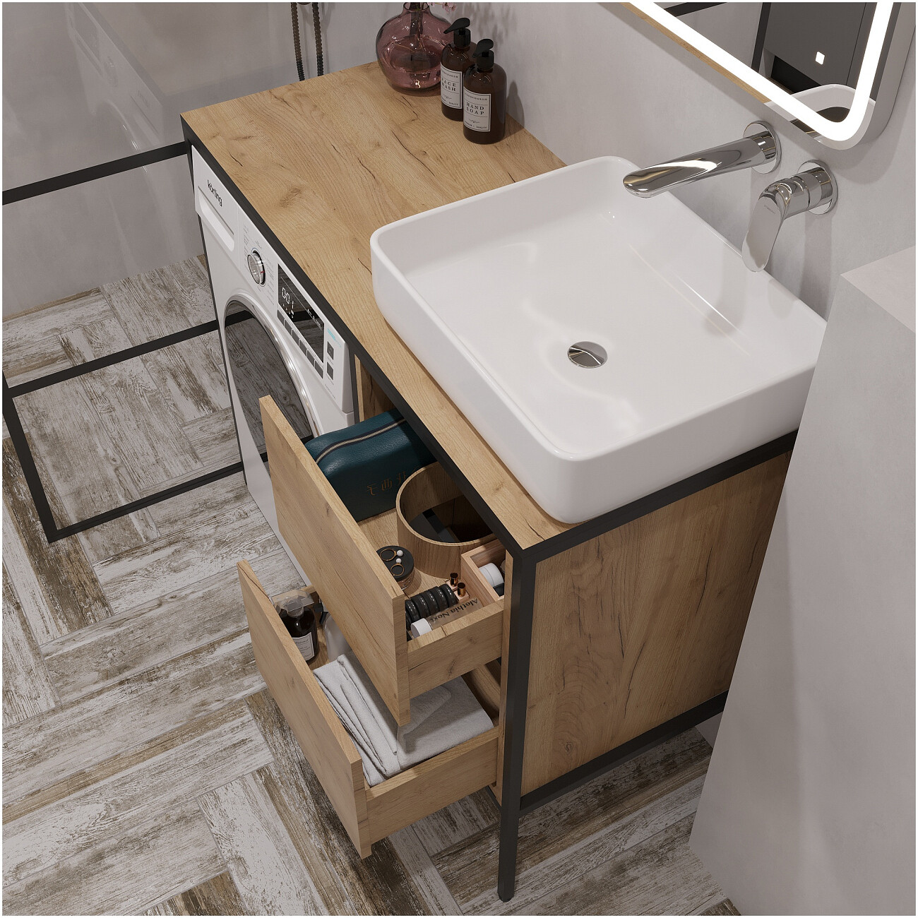 Раковина-чаша фарфоровая 50 см белая Stworki Soul 1 - изображение 5