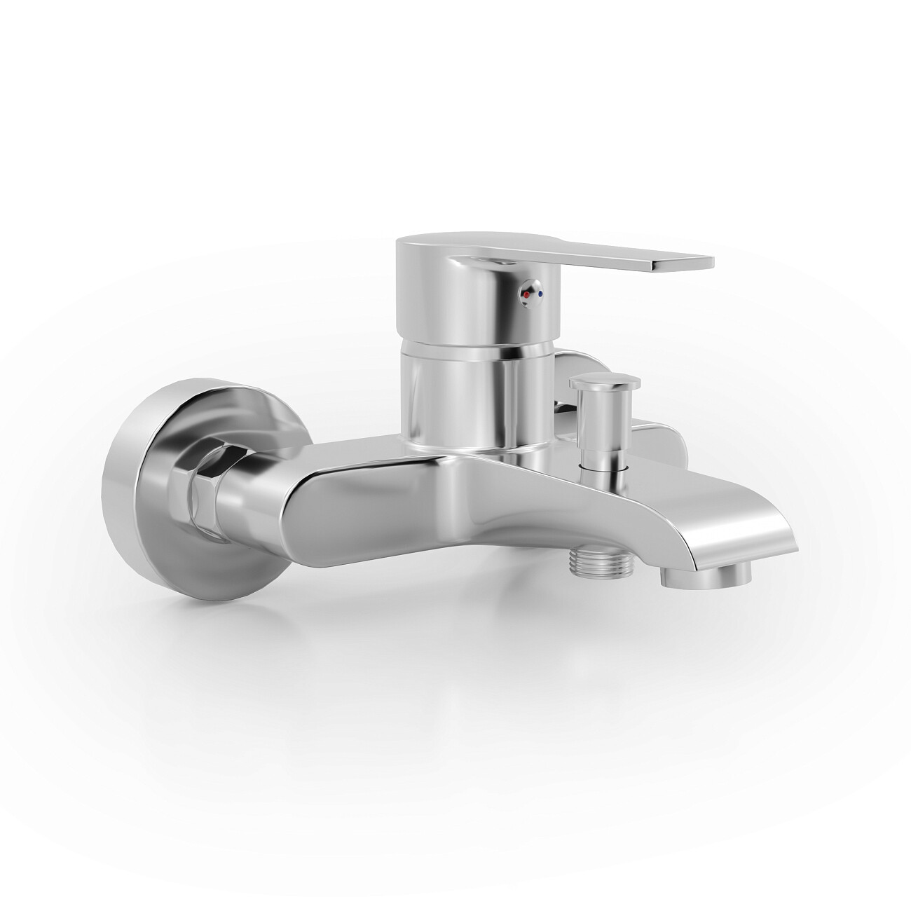 Смеситель для ванны с душем хром Mega Snow MG-SH01 - изображение 8