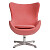 Кресло-яйцо с мягкими подлокотниками коралловый кашемир Egg Chair