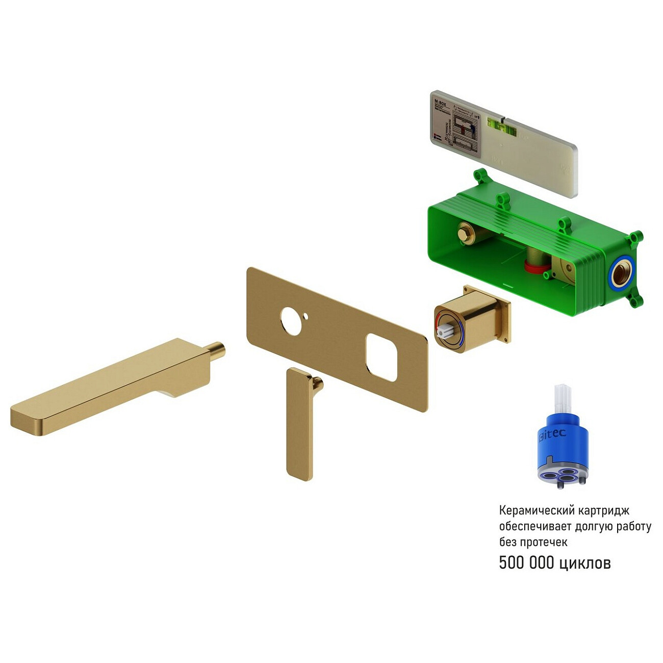 Смеситель для раковины встроенный антик Timo Torne 4371-02SM - изображение 3