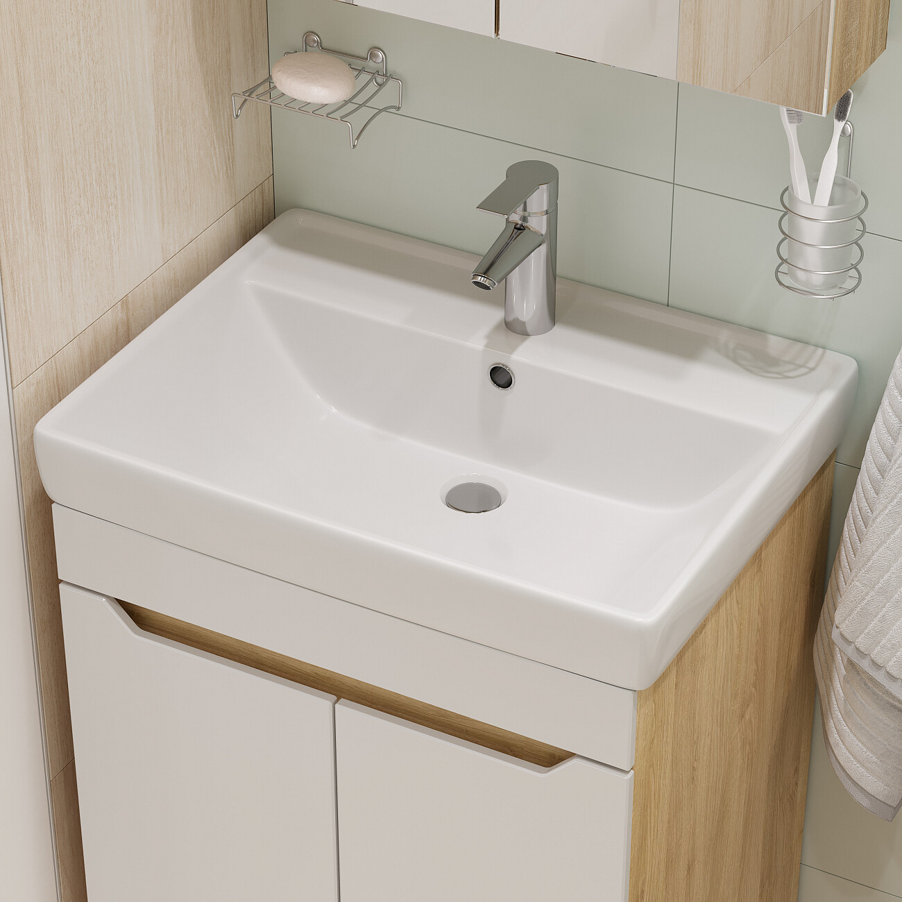 Смеситель для раковины хром Mega Ege MG-PL02 - изображение 5