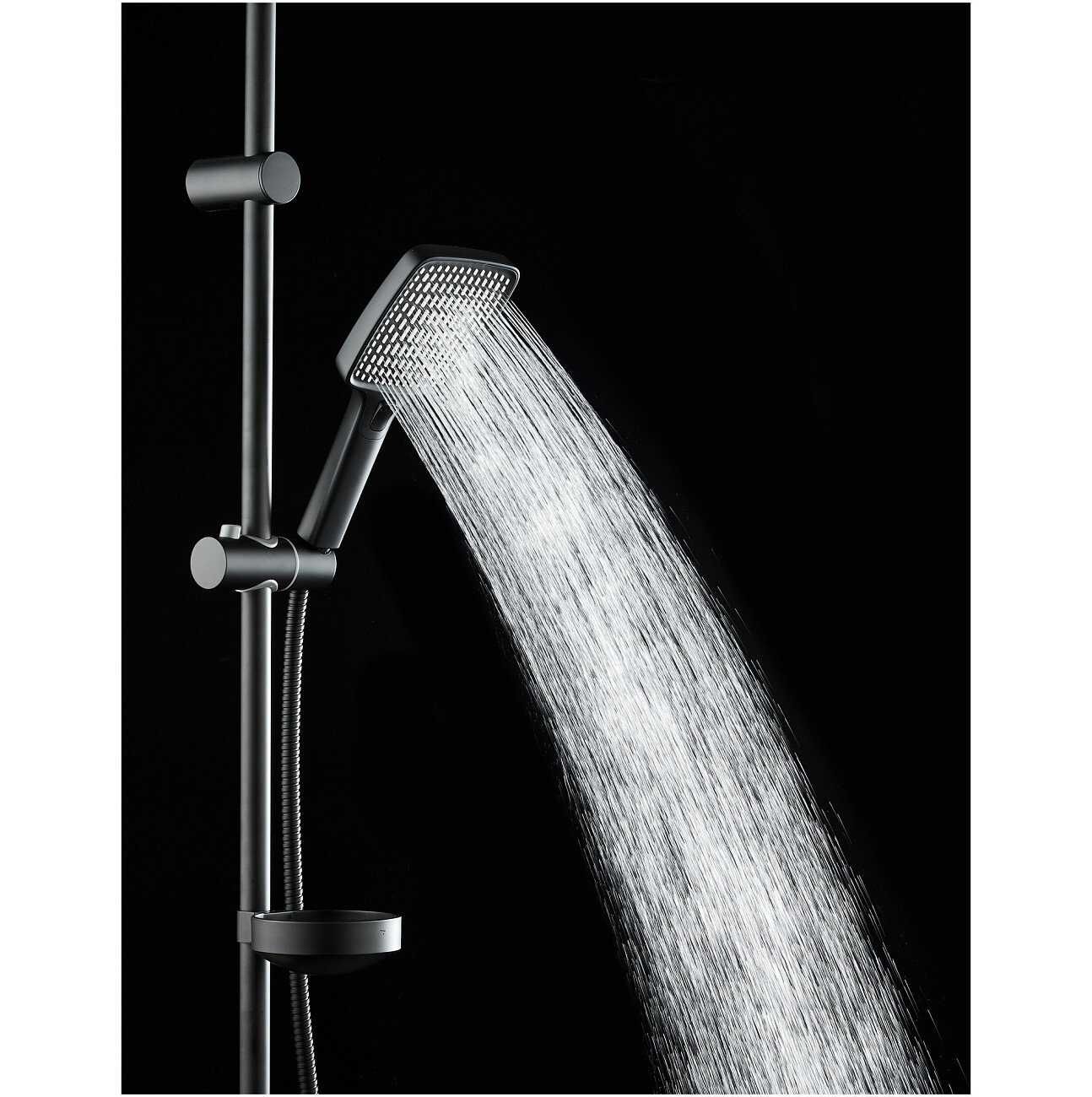 Душевая стойка с верхним душем черная Stworki "Хадстен" S17180BK - изображение 10