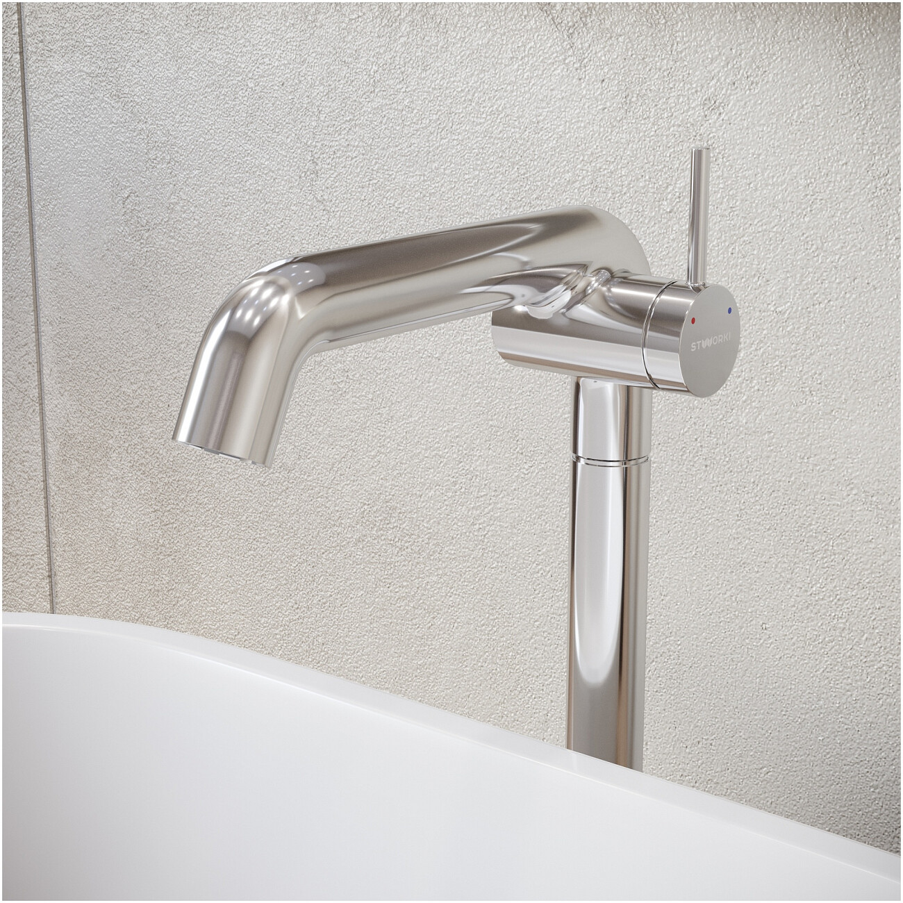 Смеситель для раковины однорычажный хром Stworki "Лунд" S25025CR - изображение 5