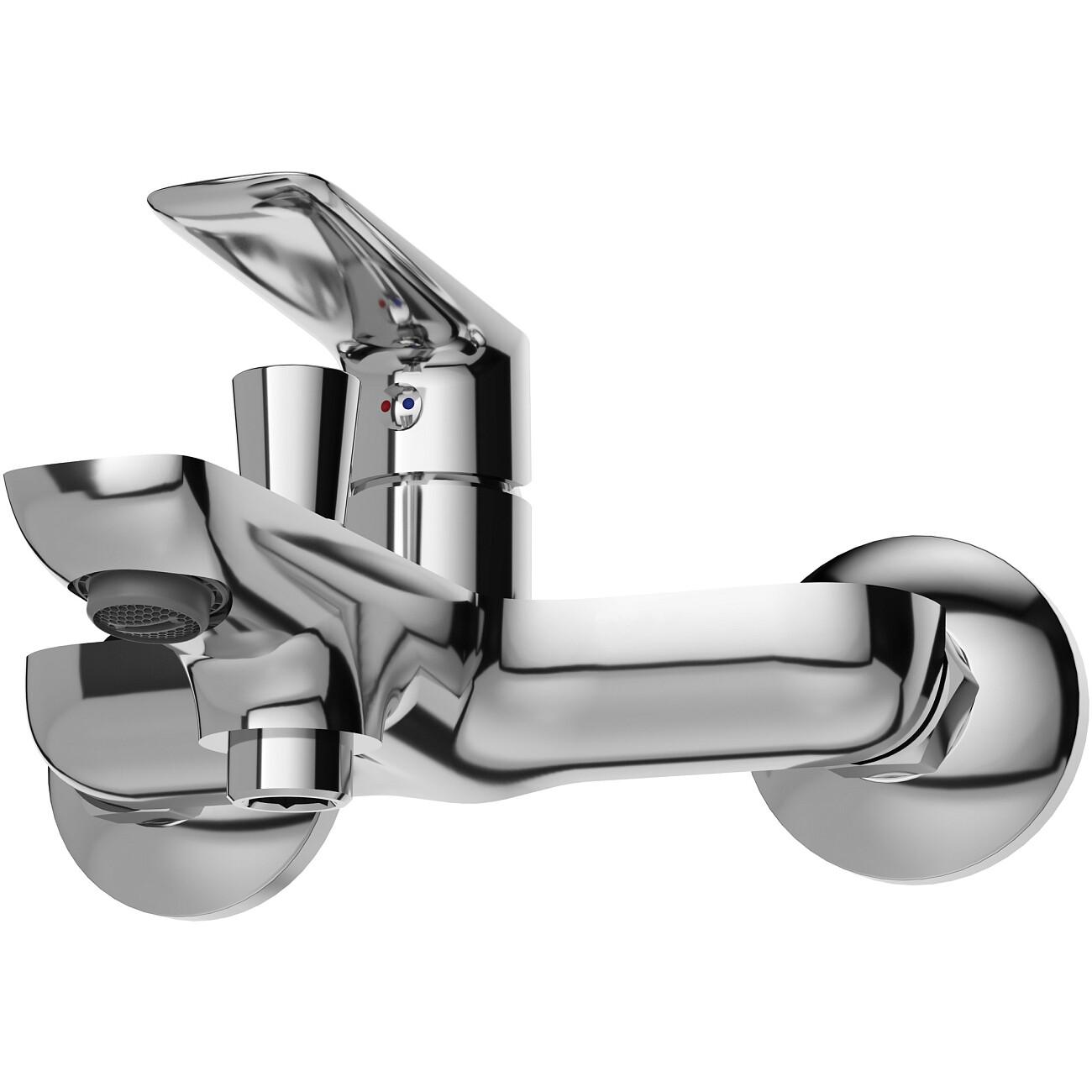 Смеситель для ванны с душем настенный хром Stworki "Сторвик" S14100CR - изображение 8