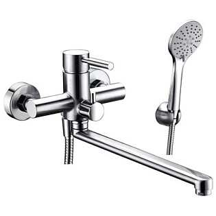 Смеситель для ванны с душевым гарнитуром хром Wasserkraft Main 4102L