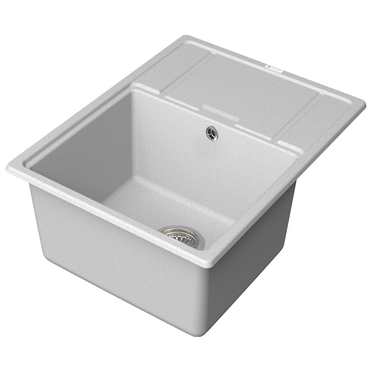 Мойка кухонная кварцевая прямоугольная белая Point "Стил 65" PN3009W - изображение 2