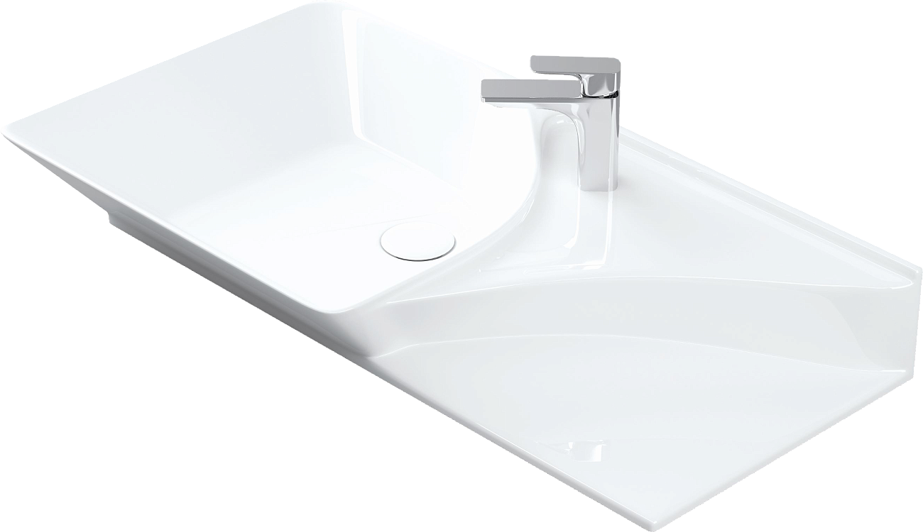 Раковина мебельная фаянсовая 80 см белая Stworki "Ши" 3080-KL - изображение 9